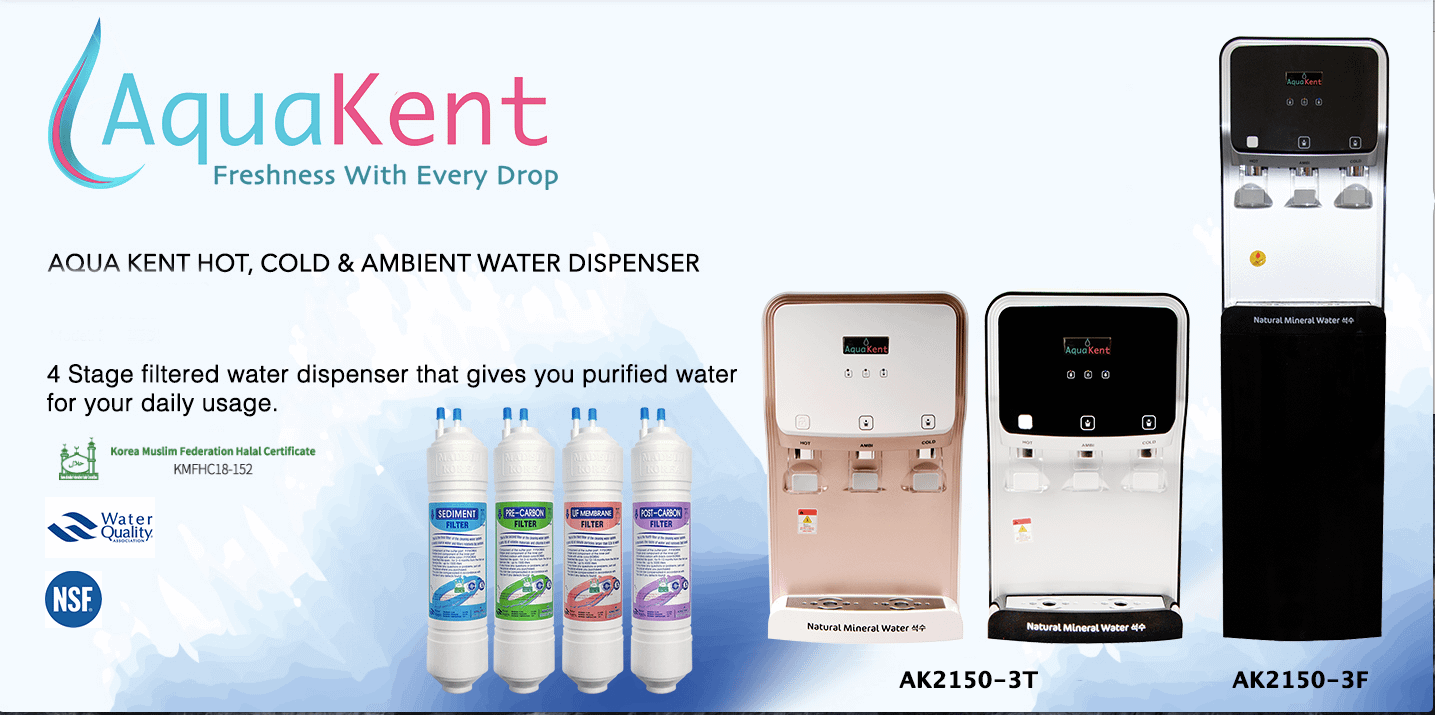 Water Dispenser, Purifier & Cooler Singapore Aqua Kent Singapore